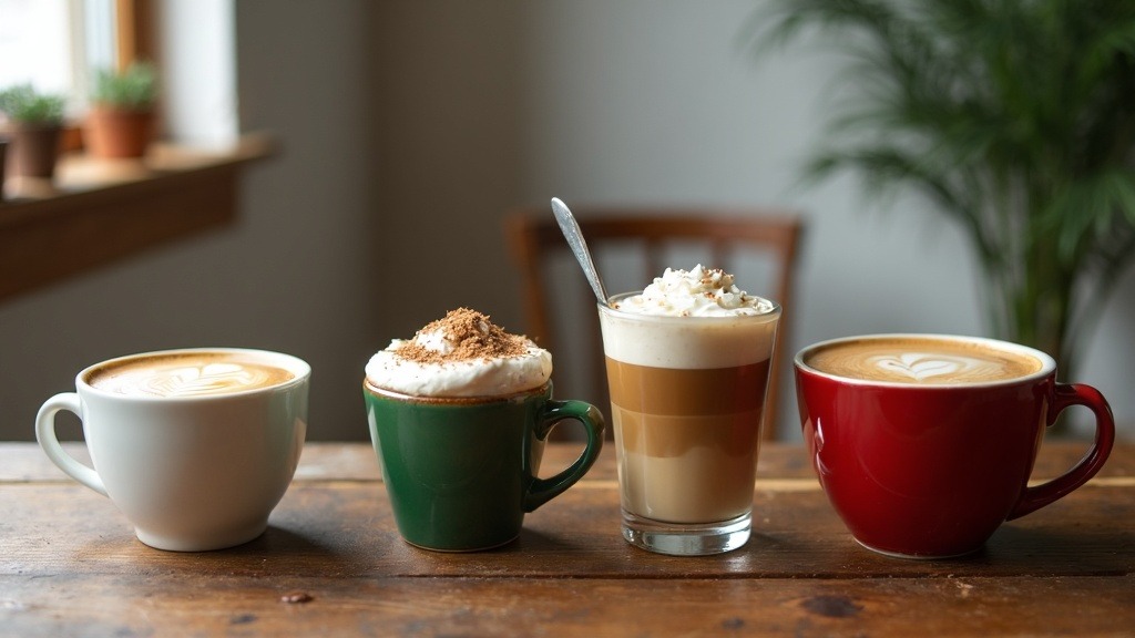 different kinds of coffee